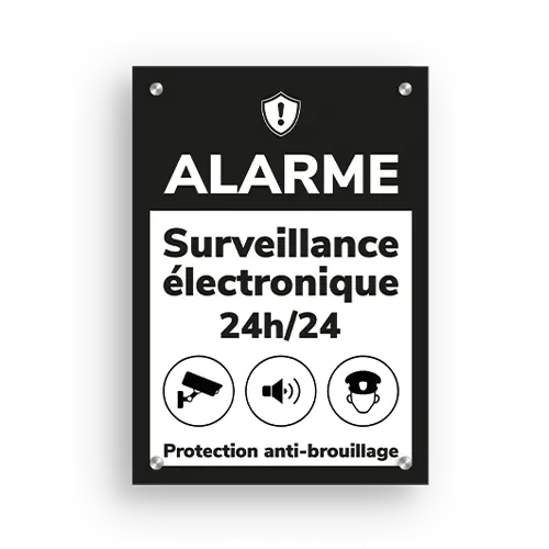 Autocollant dissuasif