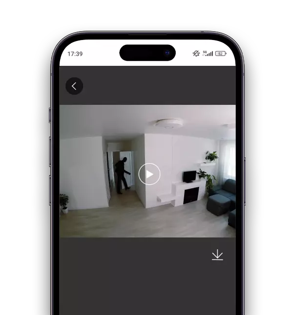 Photos et vidéos envoyées par le système d'alarme